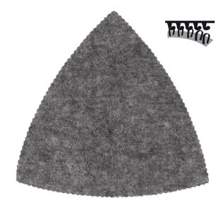 Polierfilz mit Kletthaftung